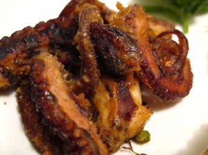 Roasted Octopus with Spicy Miso Glaze