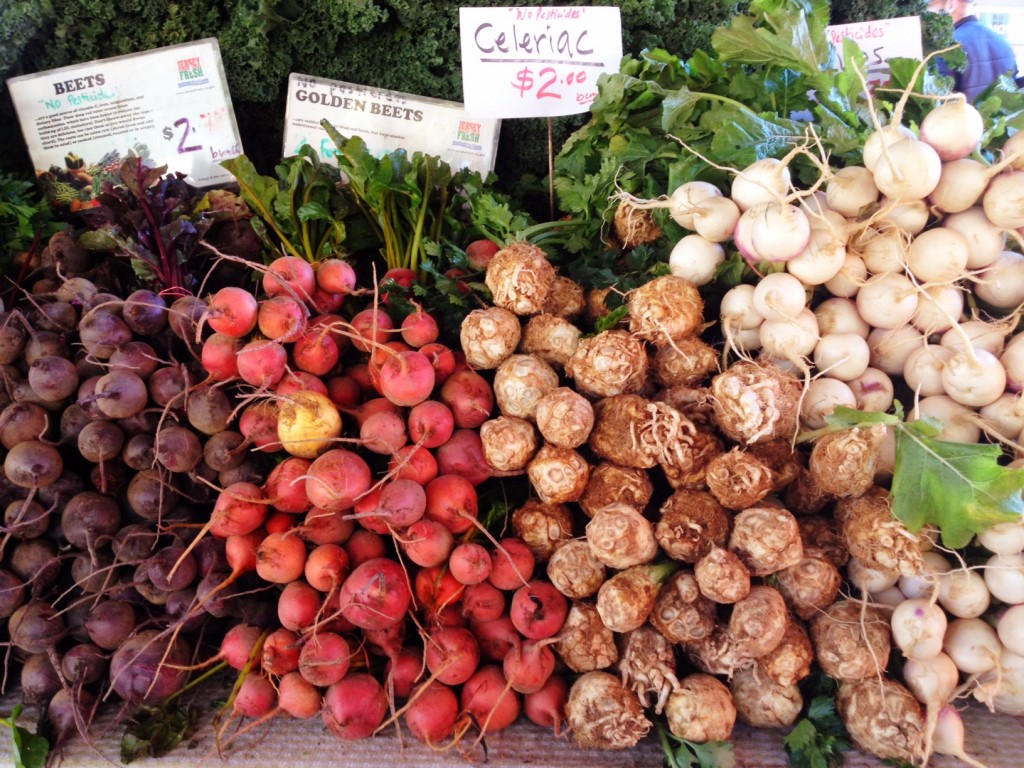 The current scene at the farmers market - these root vegetables would love to be a part of your next Nebbiolo pairing!