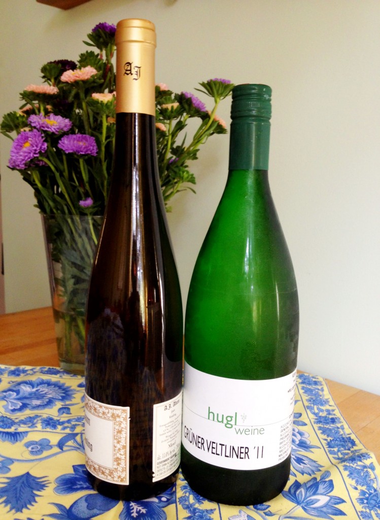 How the Hugl measures up against a bottle of Riesling