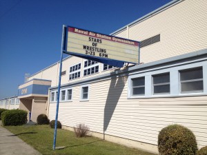 No signs of life at the former naval base, but perhaps there will be when this event happens. 