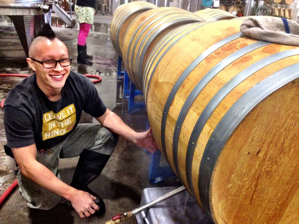 Chris Lao-Scott, Assistant Cellar Master and workday soundtrack-setter.