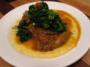 One foot in winter, one in spring: A lighter lamb braise with garden-fresh spinach