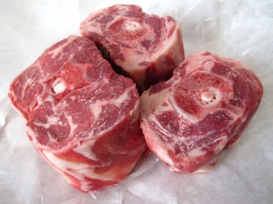 Lamb necks fresh from the butcher